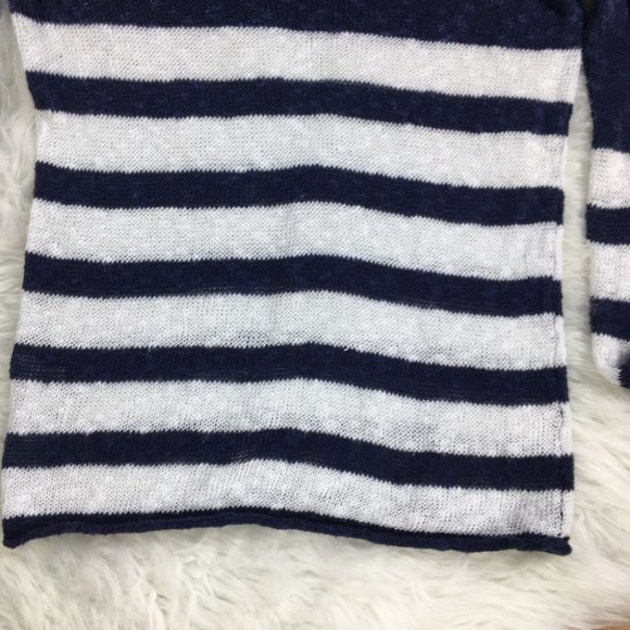 Tommy Bahama Navy and White Striped Sweater - Picture 4 of 7